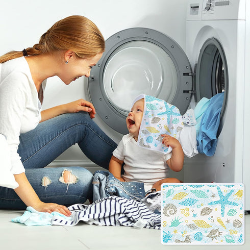 Sublimation Blank Baby Burp Cloths 5 Pieces Blank Baby Bibs Soft Absorbent Burping Cloth Solid White Unisex Boys Girls Burp Cloth Set Newborn Towe...